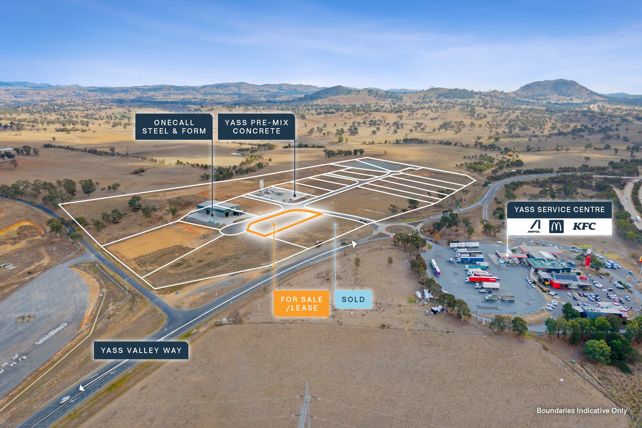 Rare Highway QSR Service Centre/Industrial Retail Site - Prime Hume Highway Location
